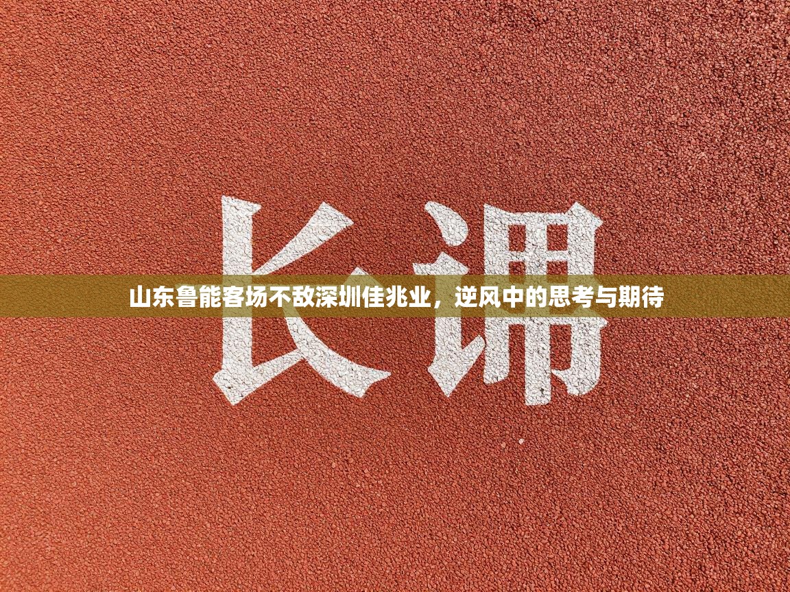 山东鲁能客场不敌深圳佳兆业，逆风中的思考与期待  第1张