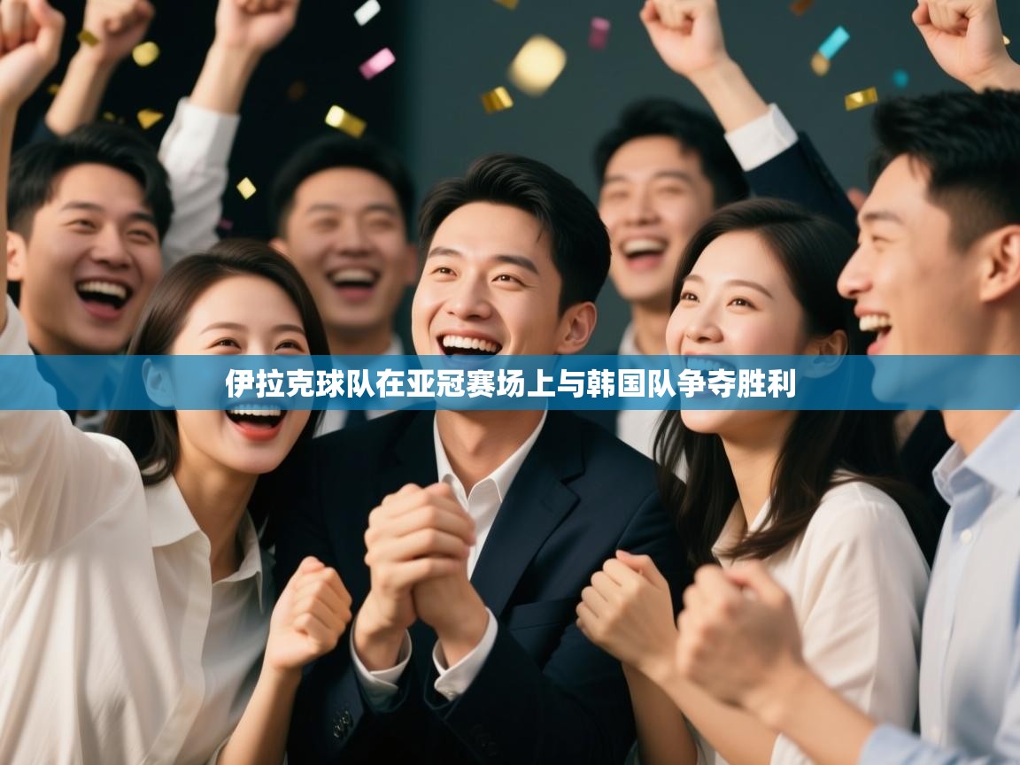 伊拉克球队在亚冠赛场上与韩国队争夺胜利  第2张