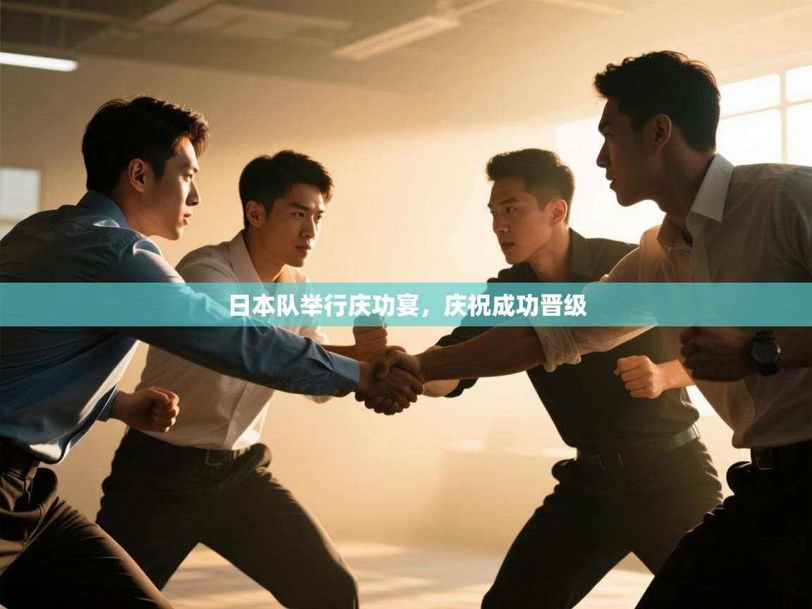 日本队举行庆功宴，庆祝成功晋级  第2张